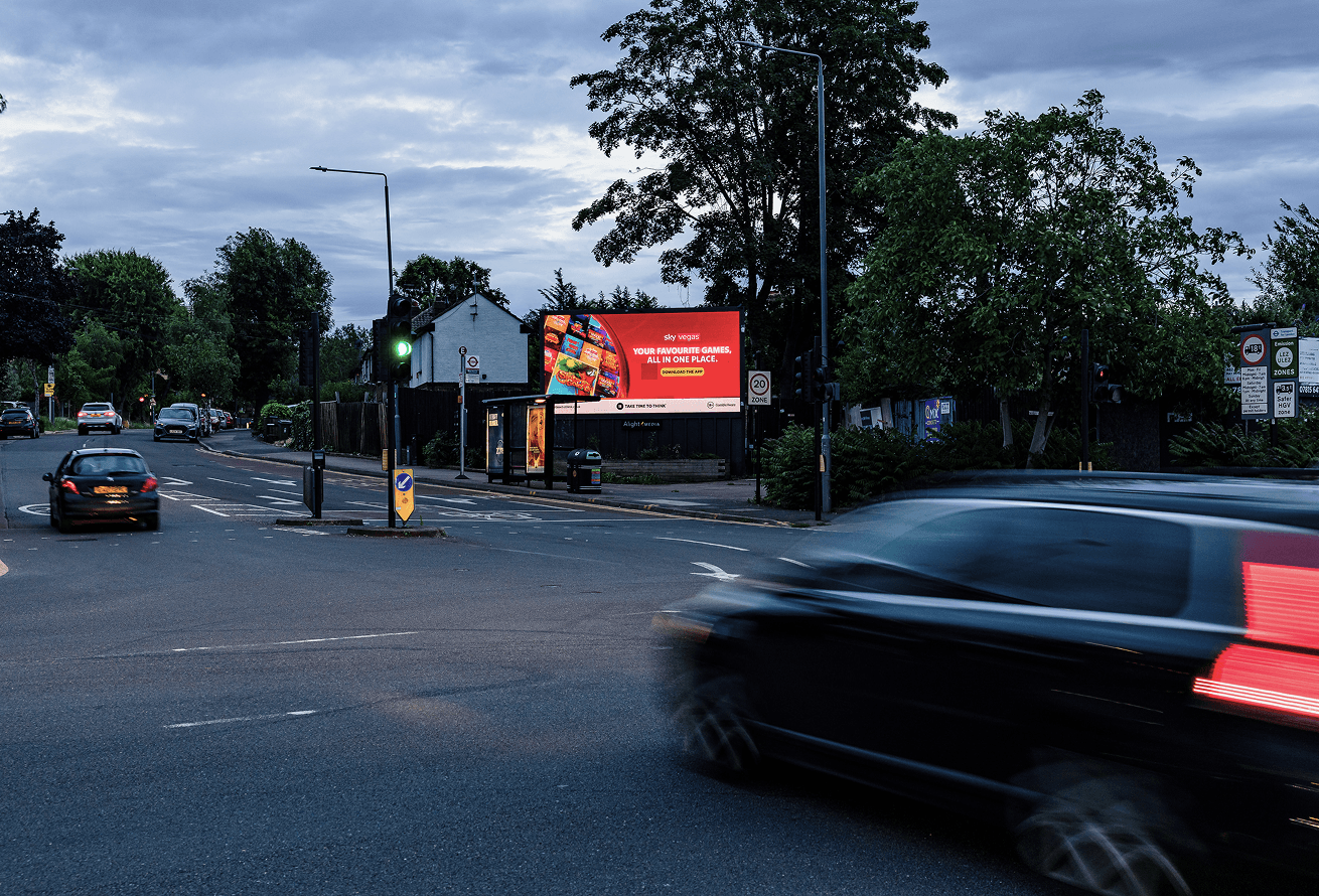 Sky Vegas billboard